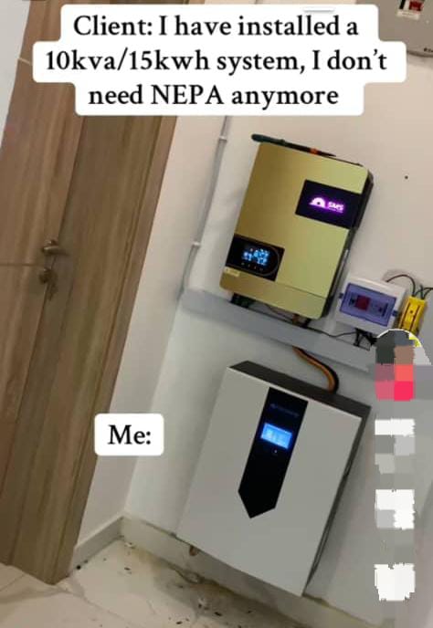 10KVA and 15KWH BATTERY