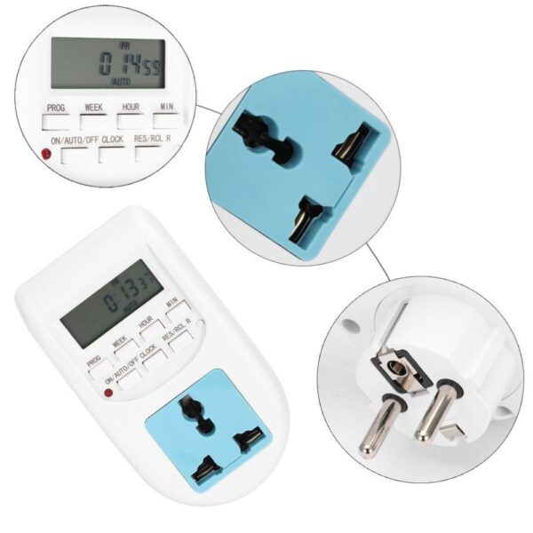Digital Timer Switch Electrical Timer Socket Timer Plug - Image 4